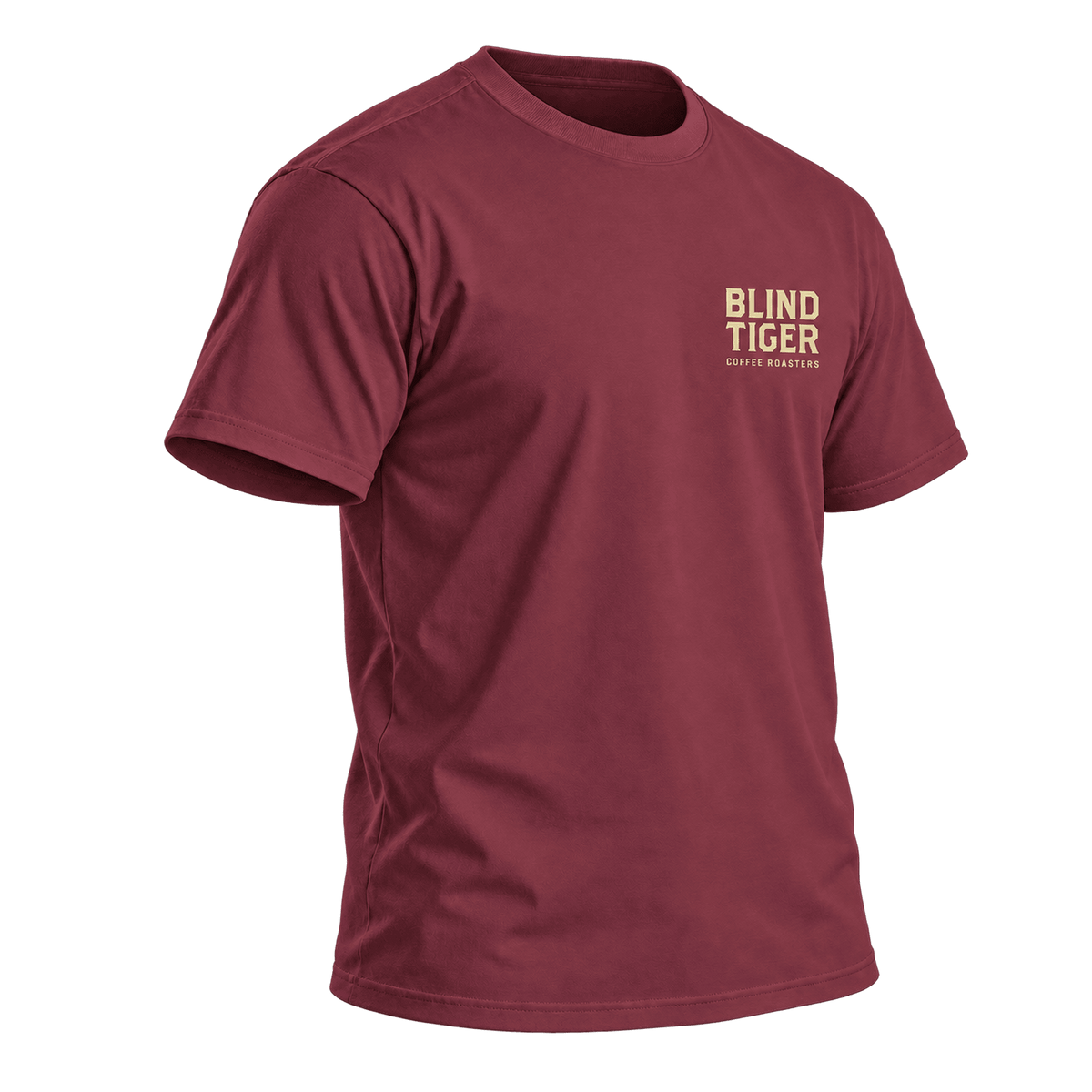 Coffee Roasters T-Shirt - Garnet & Gold