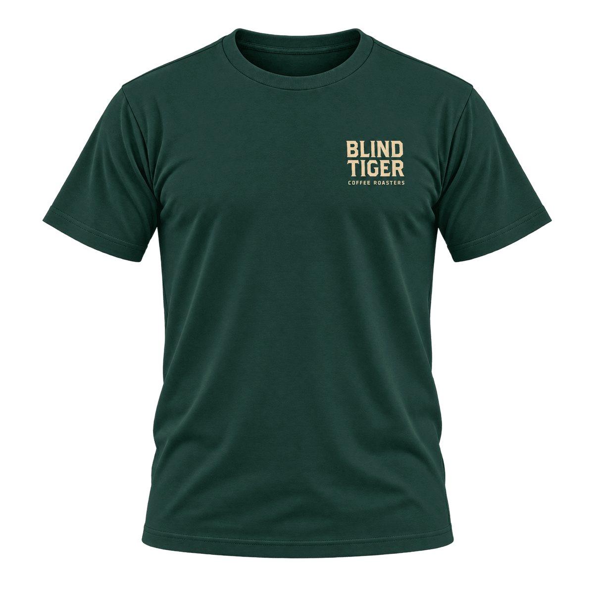 Coffee Roasters T-Shirt - Green & Gold