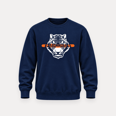 Hidden Tiger Crew Neck - Navy