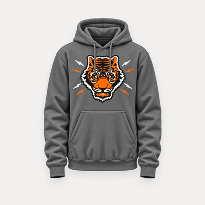Blind Tiger Logo Hoodie - Gray