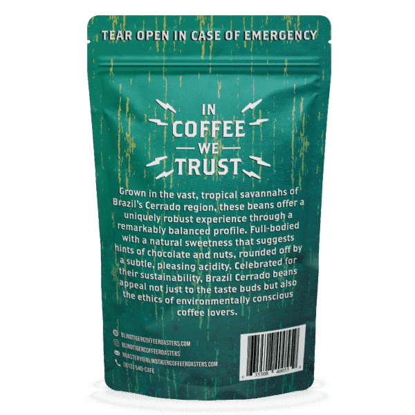 Single Origin - Brazil Cerrado (Back)