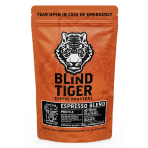 Espresso Blend Coffee Dark Roast (Front of Bag)