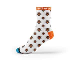 Blind Tiger Logo Socks - White
