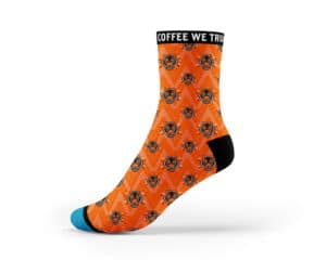 Blind Tiger Logo Socks - Orange