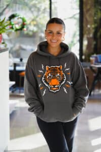 Blind Tiger Logo Hoodie - Gray