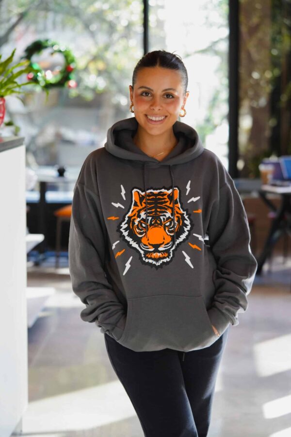 Blind Tiger Logo Hoodie - Gray