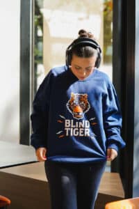 Blue Long sleeve Sweater