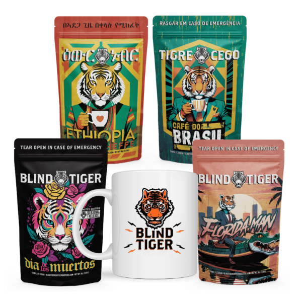 The Blind Tiger Seasonal Collection of Coffees gift pack