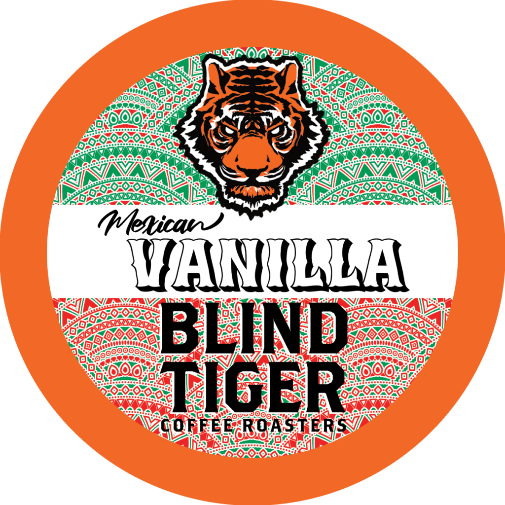 Mexican Vanilla Single Serve K-cup Flavor Blind Tiger
