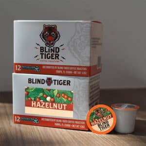 Hazelnut Flavored K-cups coffee pods at Blind Tiger